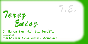 terez enisz business card